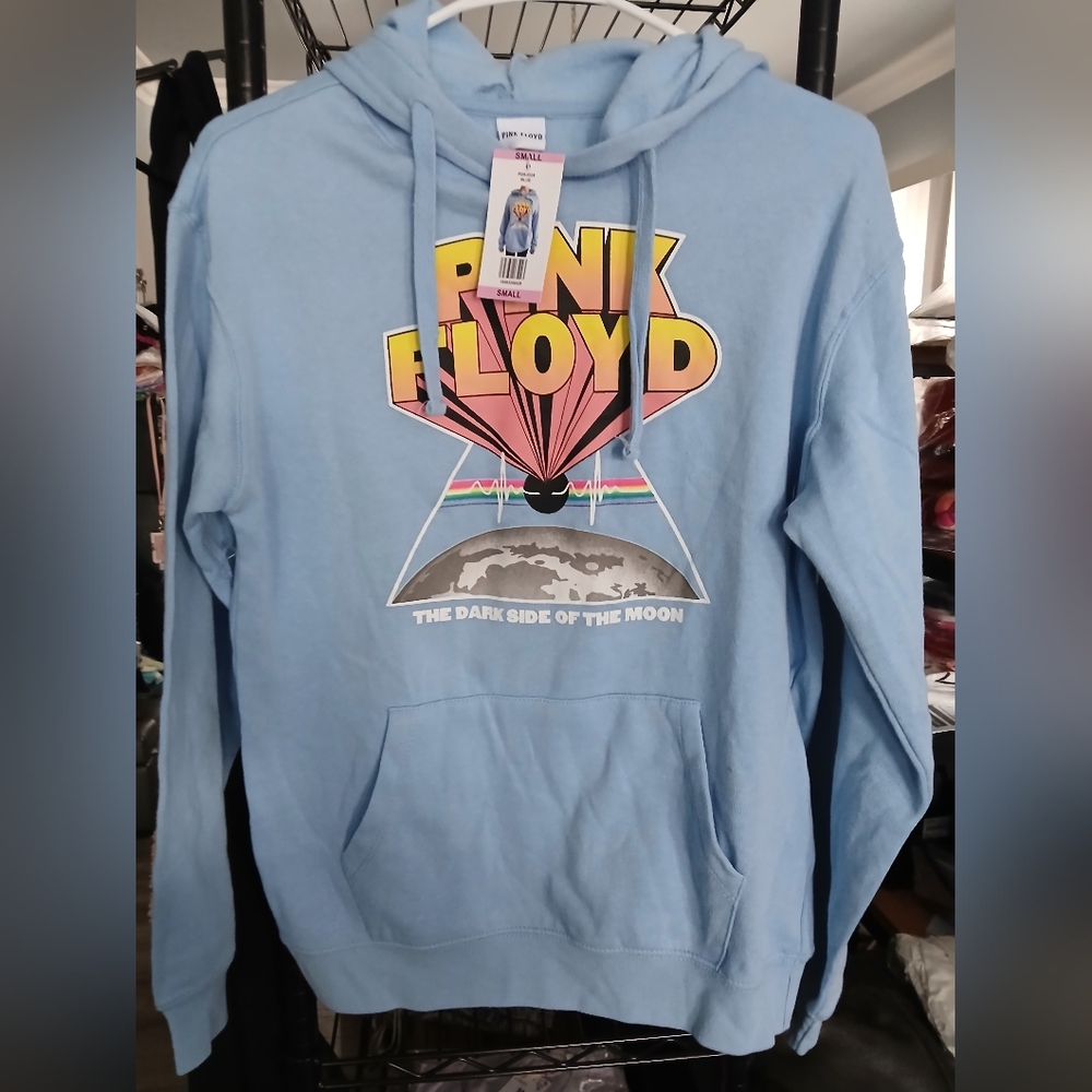 Men Or Women Pink Floyd Light Blue Graphic Hoodie